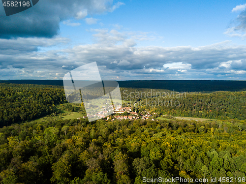 Image of Aerial view of the ancient Monastery Bebenhausen