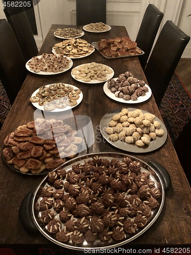 Image of Traditional homemade German Christmas cookies