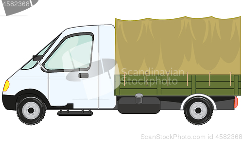 Image of Vector illustration of the small car gazelle