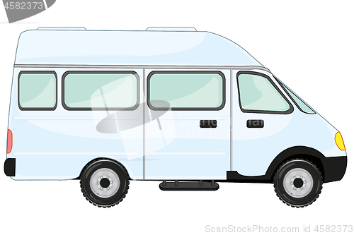 Image of Car gazelle on white background is insulated