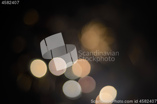 Image of Defocused festive lights. Can be used as background