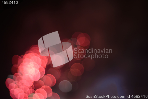 Image of Defocused festive lights. Can be used as background