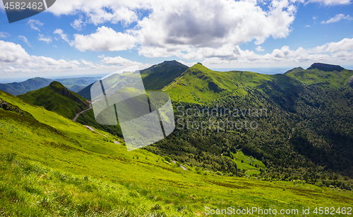 Image of Volcanic mountains from Puy Mary