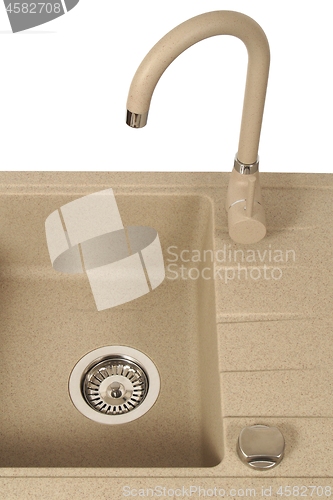 Image of Kitchen sink on white