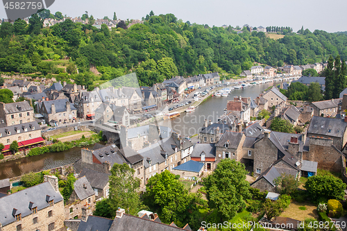 Image of Aerial view of Port of Dinan