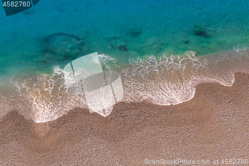 Image of Soft wave of sea on the sand