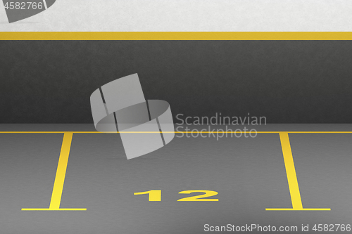 Image of Empty parking space