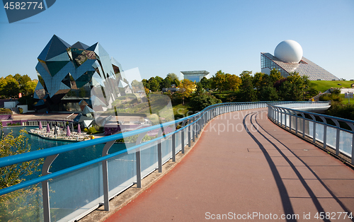 Image of Futuroscope theme park in Poitiers, France