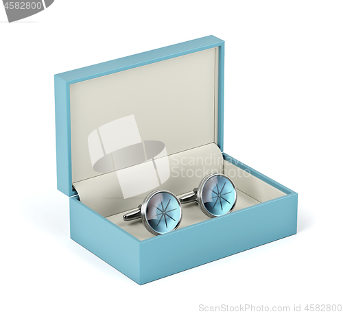 Image of Box with cufflinks