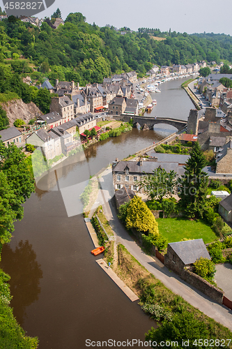 Image of Aerial vertical view of Port of Dinan