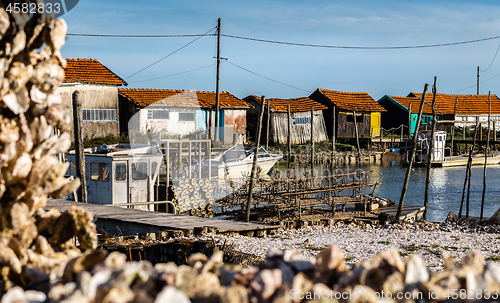 Image of La Tremblade, famous Oyster farming harbour in France