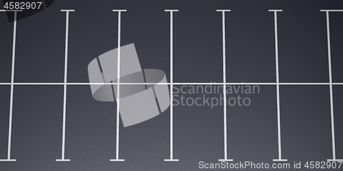 Image of Empty parking spaces