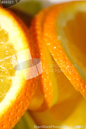 Image of sliced oranges