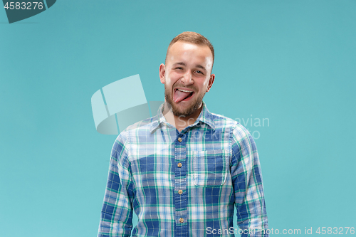 Image of Man sticking out his tongue