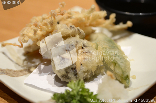 Image of Tempura make with vegetable 