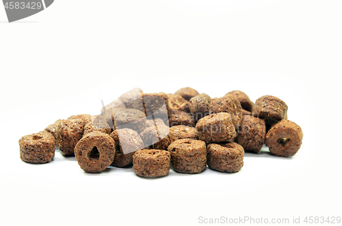 Image of Chocolate cereal isolated