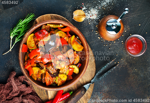 Image of fried vegetables