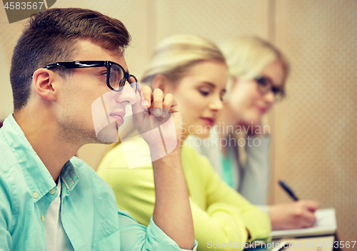 Image of group of students at lecture