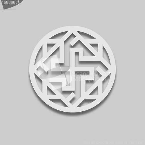 Image of Slavic sign in a light style