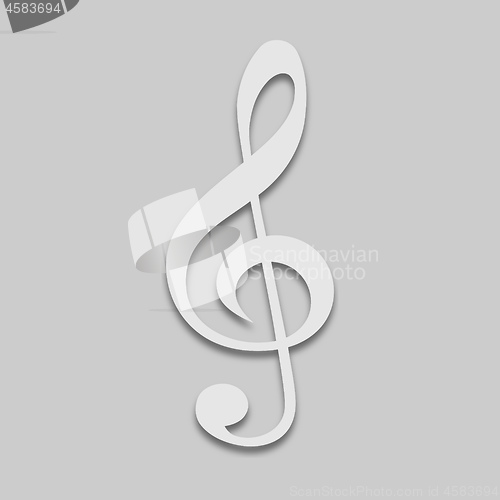 Image of treble clef icon