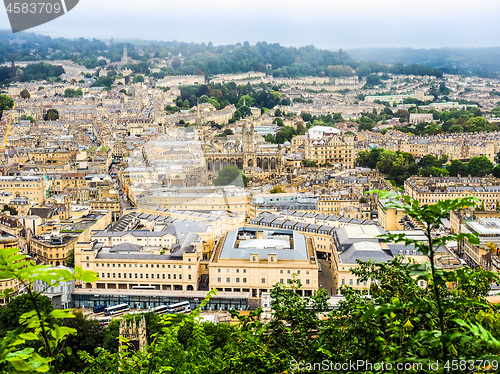 Image of HDR Aerial view of Bath