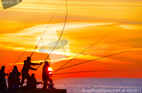 Image of Fishers at sunset