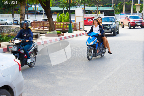 Image of Thailand motrobike riding