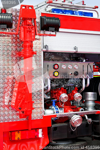 Image of Fire truck detail