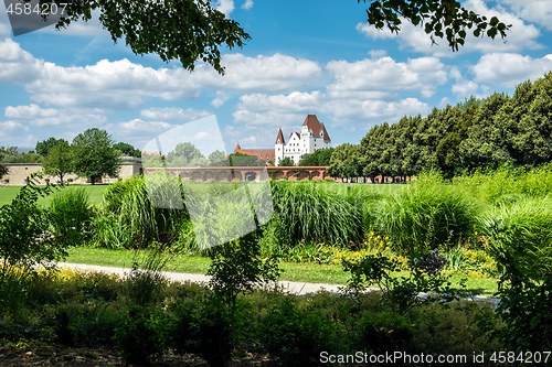 Image of Image of park with view to castle in Ingolstadt