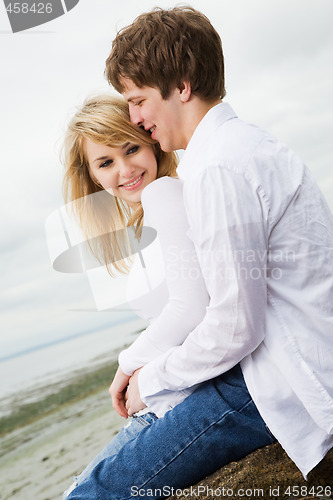 Image of Caucasian couple in love