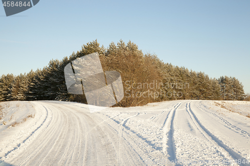 Image of The road in winter