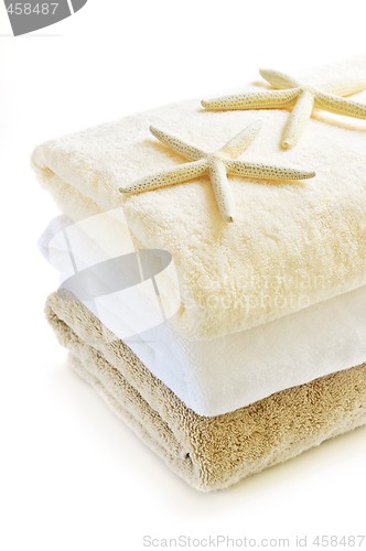 Image of Stack of towels