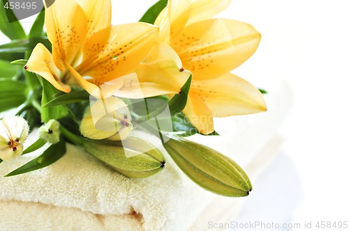 Image of Stack of towels