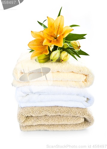 Image of Stack of towels