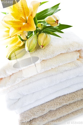 Image of Stack of towels