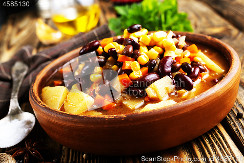 Image of chilli corn carne