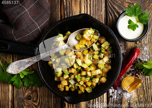 Image of fried zucchini