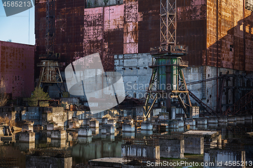 Image of Part of an Unfinished Nuclear Reactor