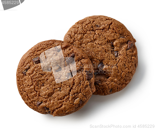 Image of two chocolate cookies