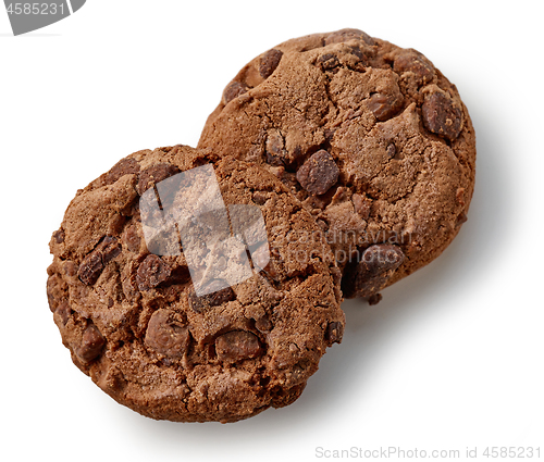 Image of two chocolate cookies