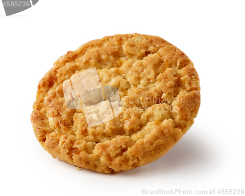 Image of lemon cookie on white background