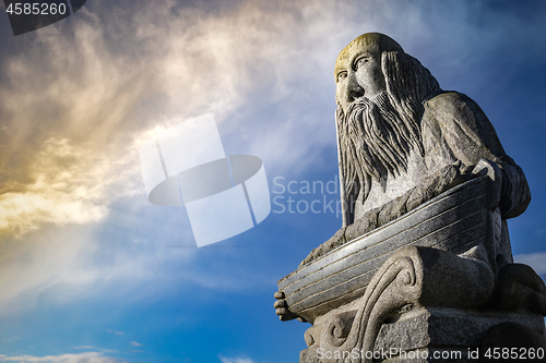 Image of Malo statue in Brittany Valley of the Saints