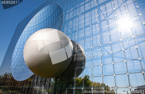 Image of Building in Futuroscope theme park in Poitiers, France