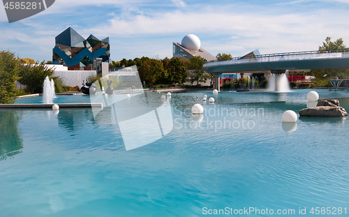 Image of Park of futuroscope attrraction fun park for film and movies fil