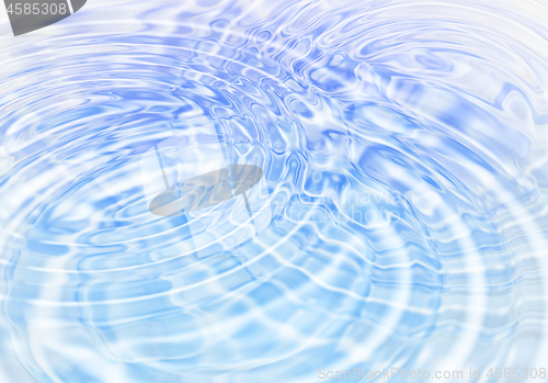 Image of Abstract blue water ripples background