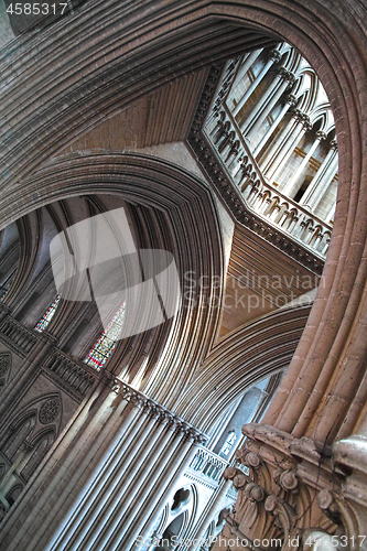 Image of Cathedral of Coutances, view of the transept