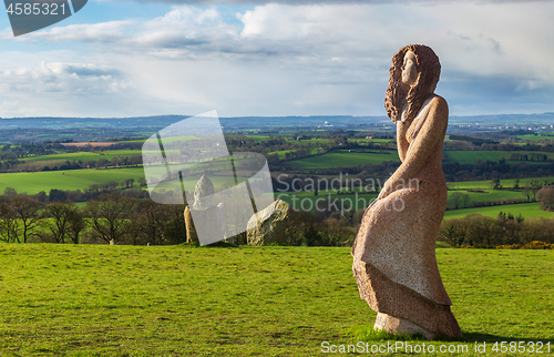 Image of Valley of the Saints and his stone statues in Brittany