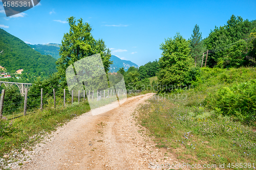 Image of Mountain road in Montenegro