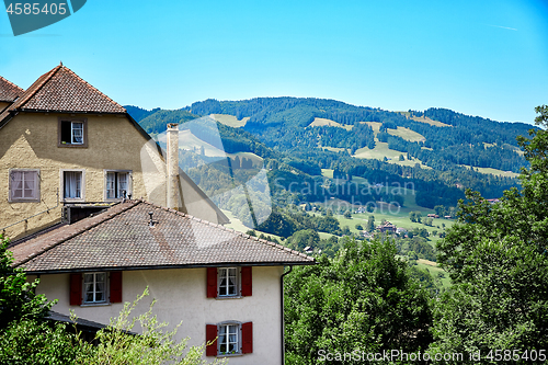 Image of Buildings of Gruyere, Switzerland