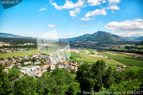 Image of Panoramic view of Gruyere, Switzerland